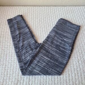 Ivivva by Lululemon Striped Gray Leggings Girls Size 10